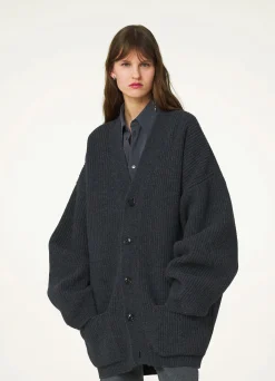 Sale MANTEAU-CARDIGAN FEUTRÉ Femme Maille|Manteaux