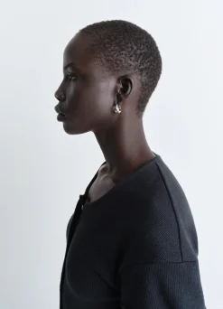 New MINI BOUCLES D'OREILLE DROP INCURVÉES Femme Bijoux