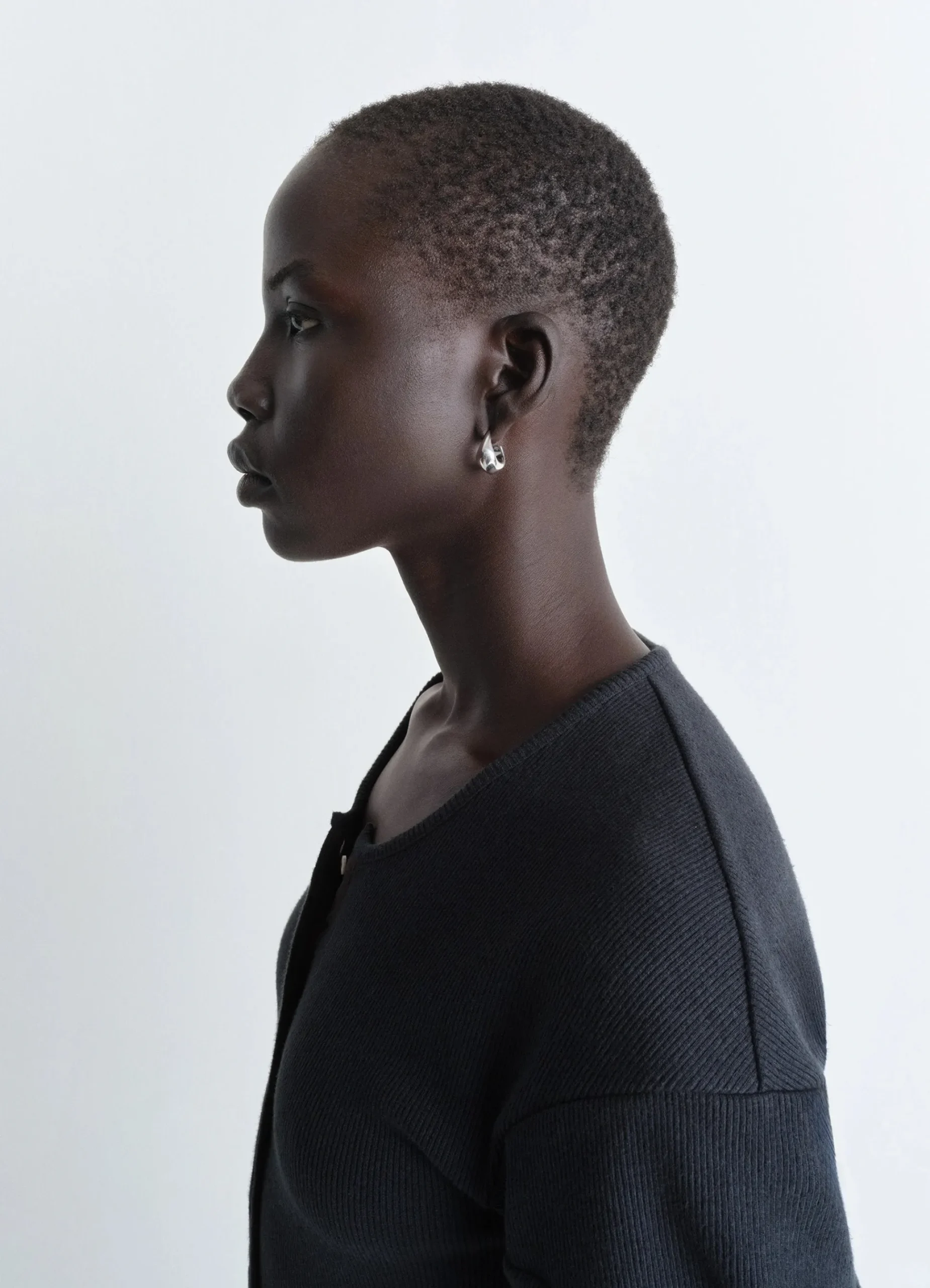 New MINI BOUCLES D'OREILLE DROP INCURVÉES Femme Bijoux