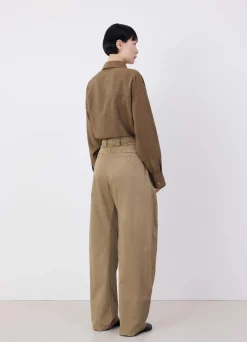 Fashion PANTALON À SURPIQÛRES MULTIPLES Femme Pantalons