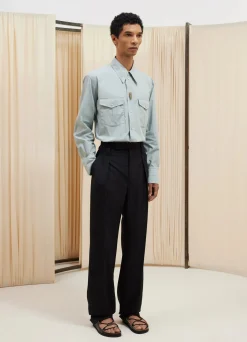 Discount PANTALON À UN PLIS Homme Pantalons