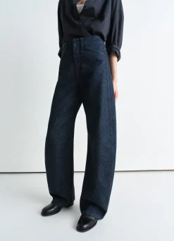 Clearance PANTALON ARRONDI TAILLE HAUTE Femme Denim|Pantalons