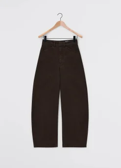 Best PANTALON ARRONDI TAILLE HAUTE Femme Denim|Pantalons