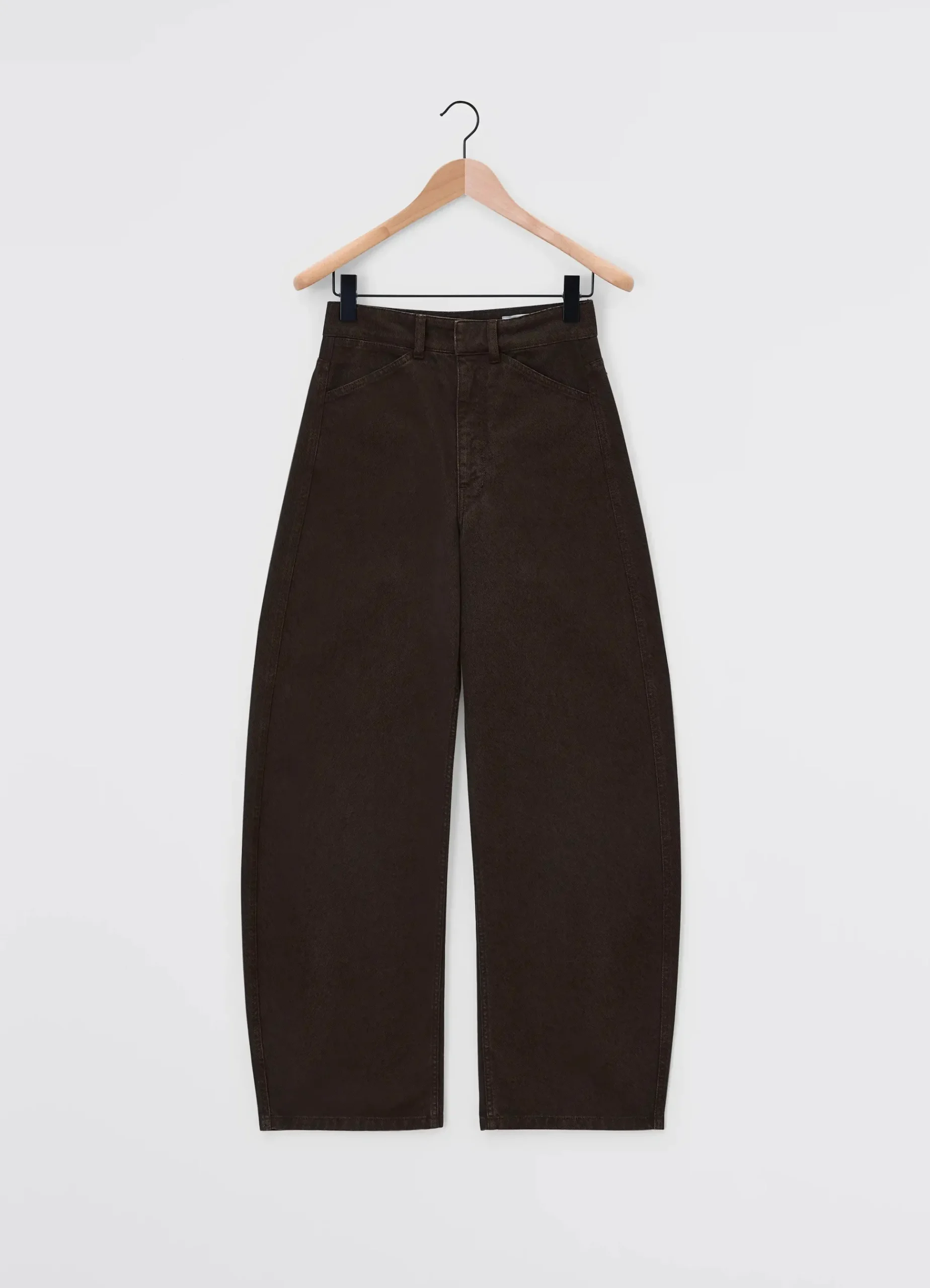 Best PANTALON ARRONDI TAILLE HAUTE Femme Denim|Pantalons