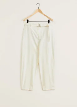 Online PANTALON CAROTTE CEINTURÉ Homme Pantalons