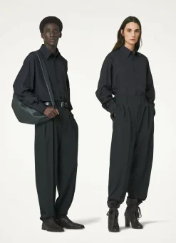 Sale PANTALON FUSELÉ À PLIS Femme Pantalons|Pantalons