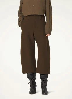 Online PANTALON INCURVÉ COURT Femme Pantalons