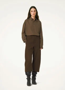 Online PANTALON INCURVÉ COURT Femme Pantalons