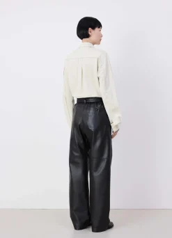 Cheap PANTALON PARACHUTE À CORDON Femme Pantalons