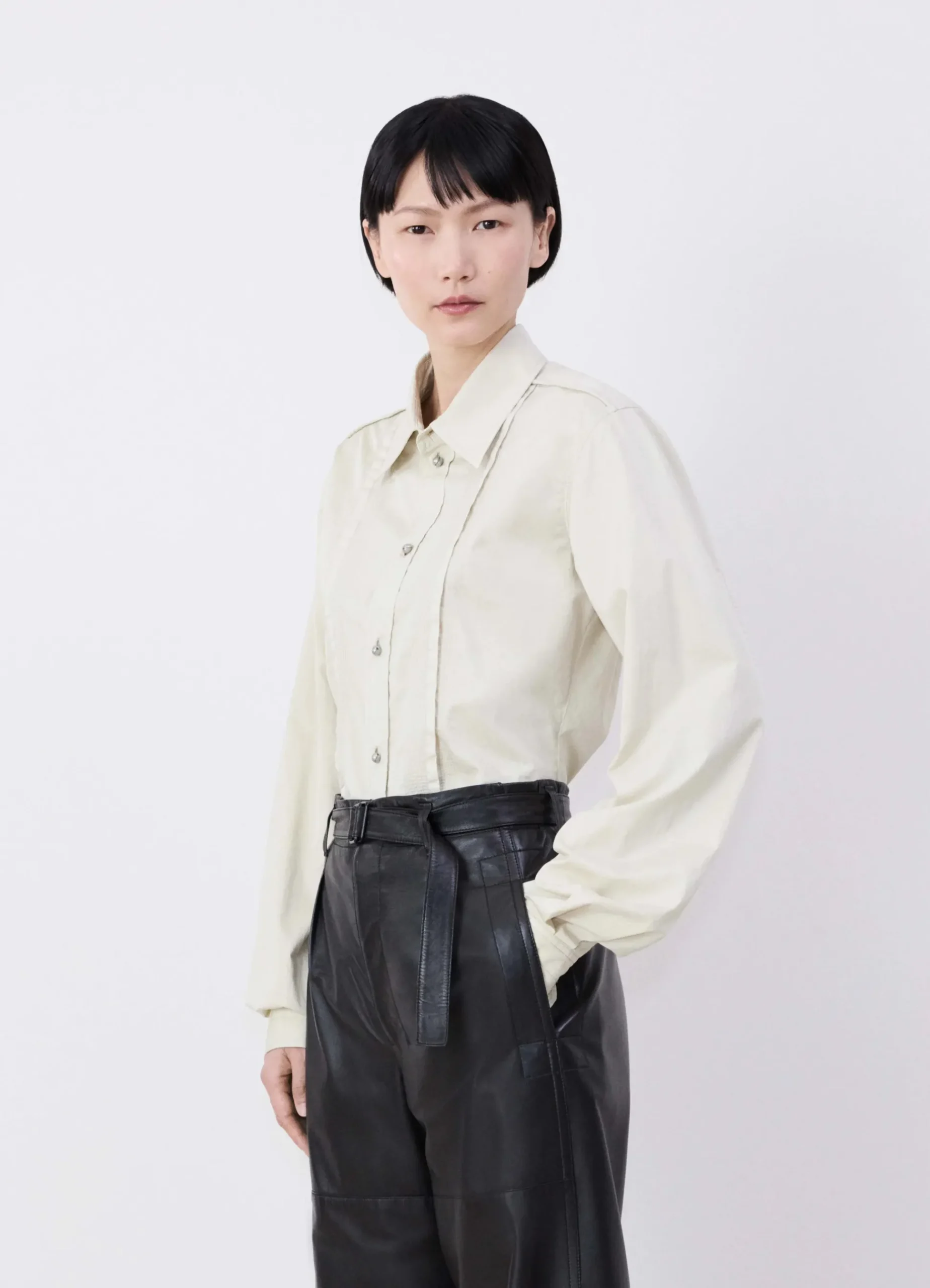 Cheap PANTALON PARACHUTE À CORDON Femme Pantalons