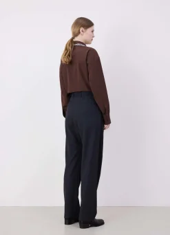 New PANTALON TAILLEUR PLISSÉ Femme Pantalons