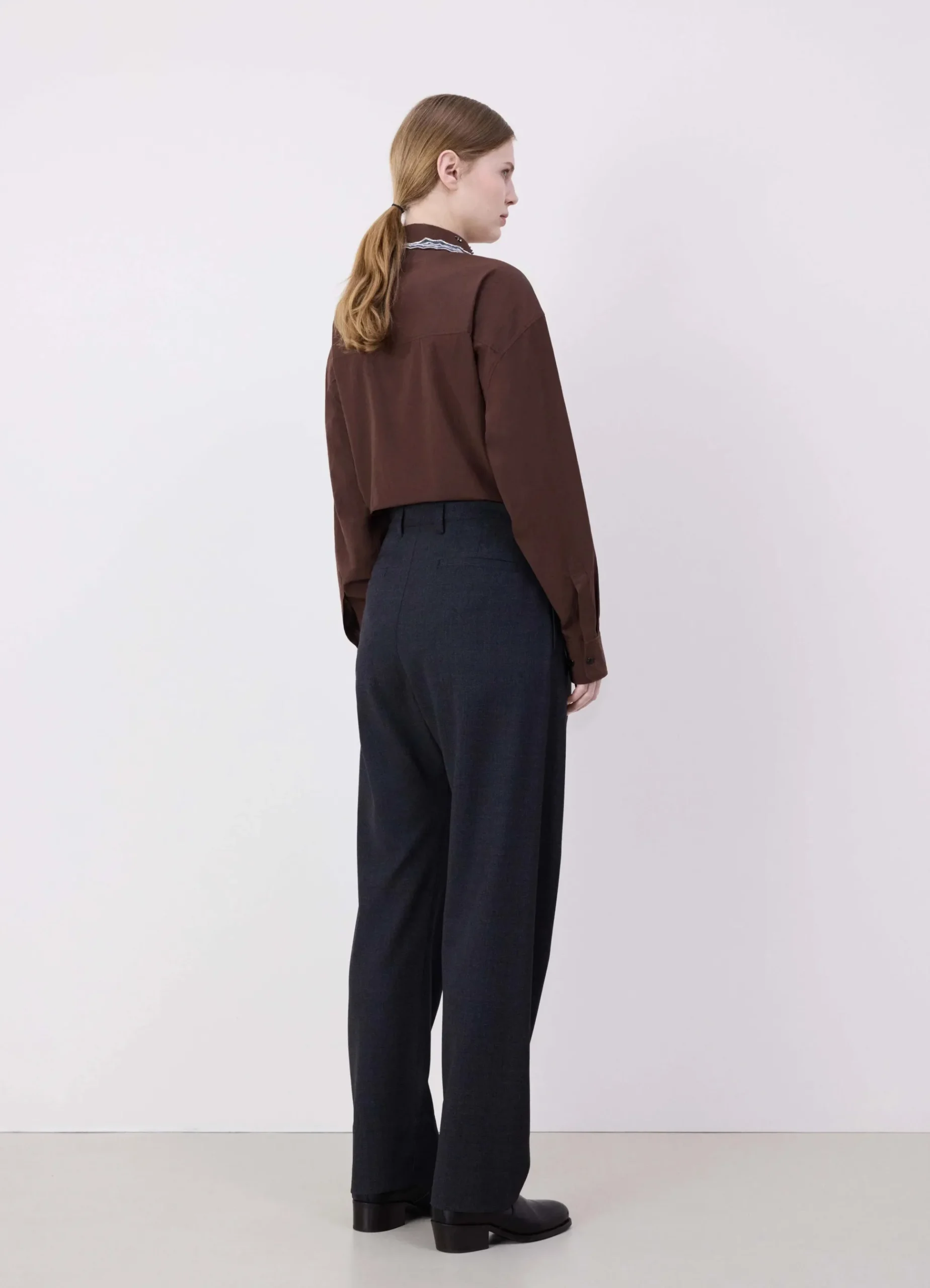 New PANTALON TAILLEUR PLISSÉ Femme Pantalons
