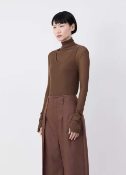 Store PANTALON TAILORED INCURVÉ À VOLUME Femme Pantalons