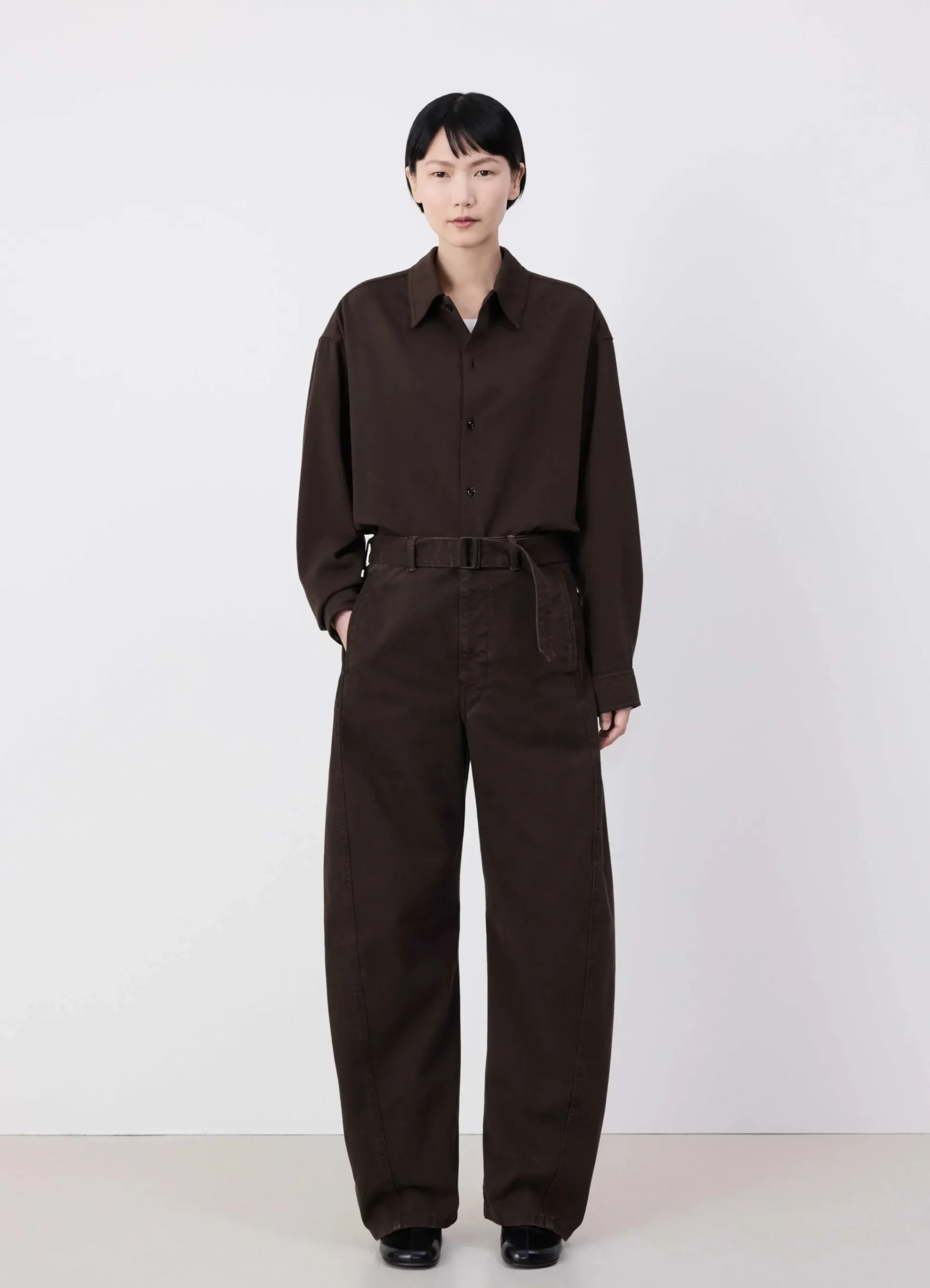 Clearance PANTALON TWISTED CEINTURÉ Femme Denim|Pantalons