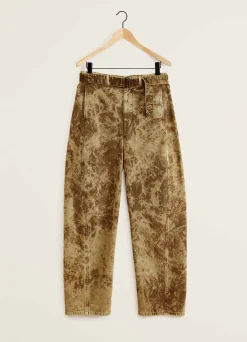 Cheap PANTALON TWISTED CEINTURÉ Femme Denim|Pantalons