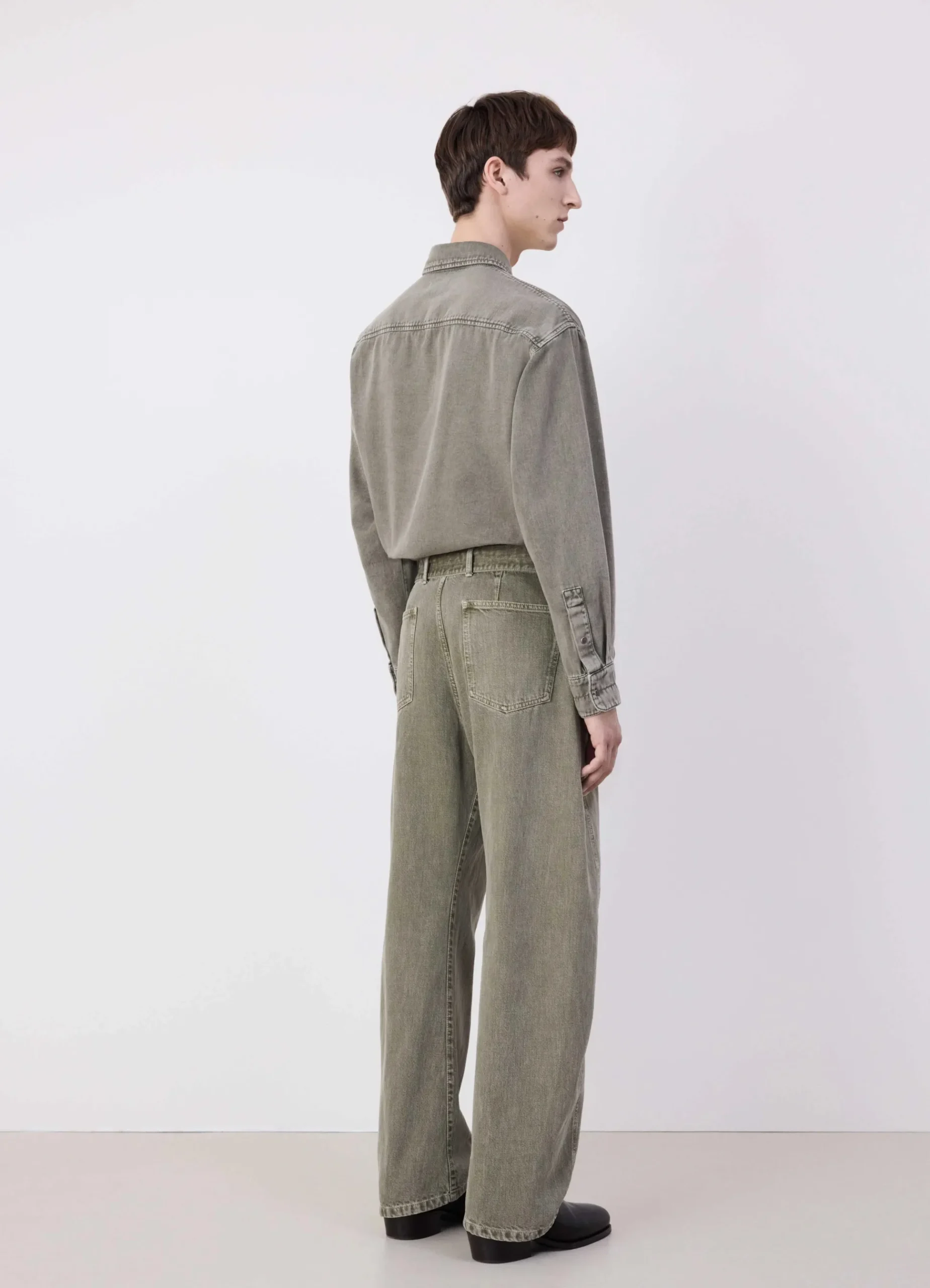 Fashion PANTALON TWISTED CEINTURÉ Femme Denim|Pantalons