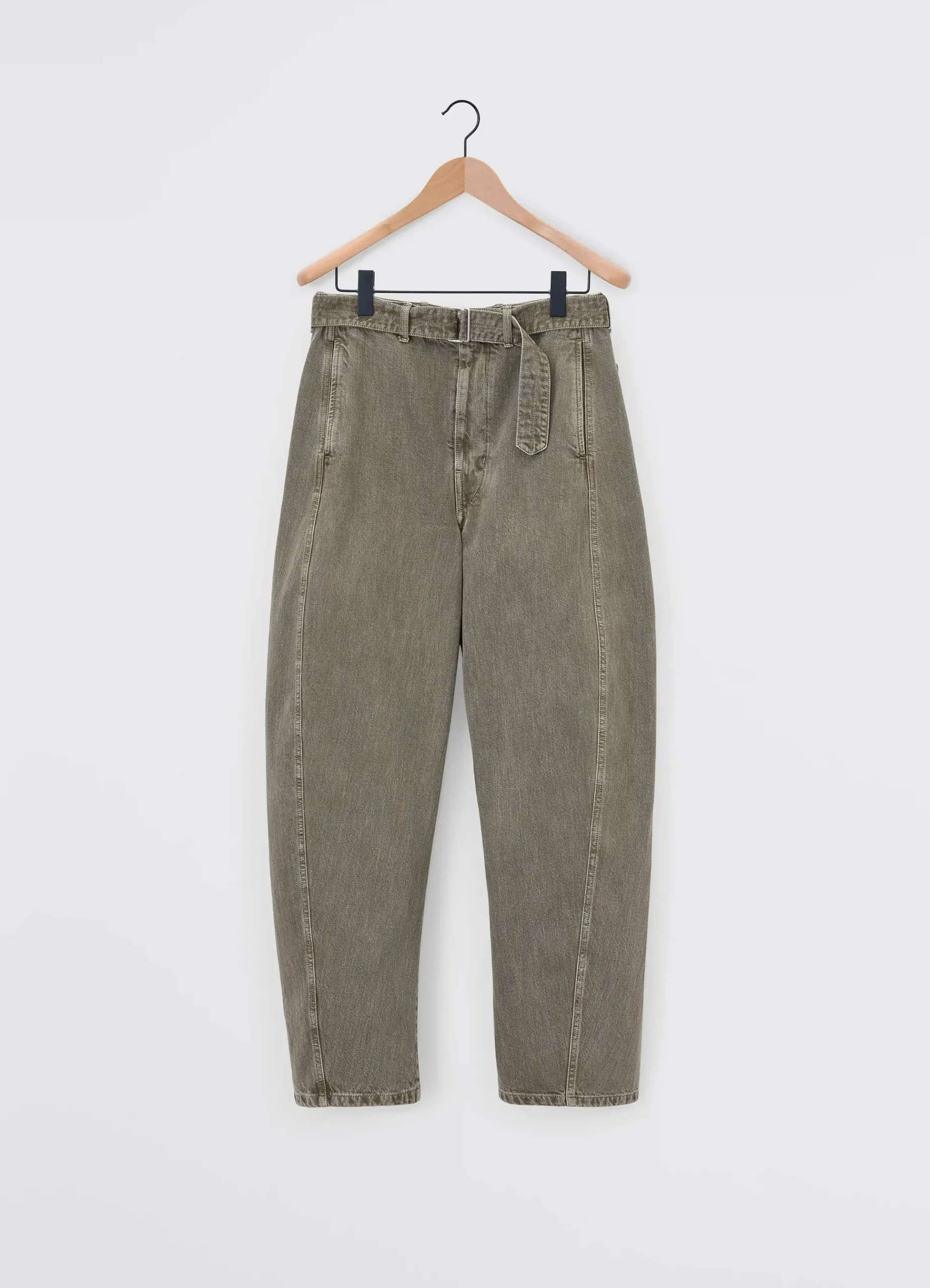 Fashion PANTALON TWISTED CEINTURÉ Femme Denim|Pantalons