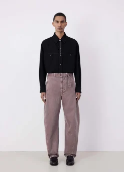 Cheap PANTALON TWISTED CEINTURÉ Femme Denim|Pantalons
