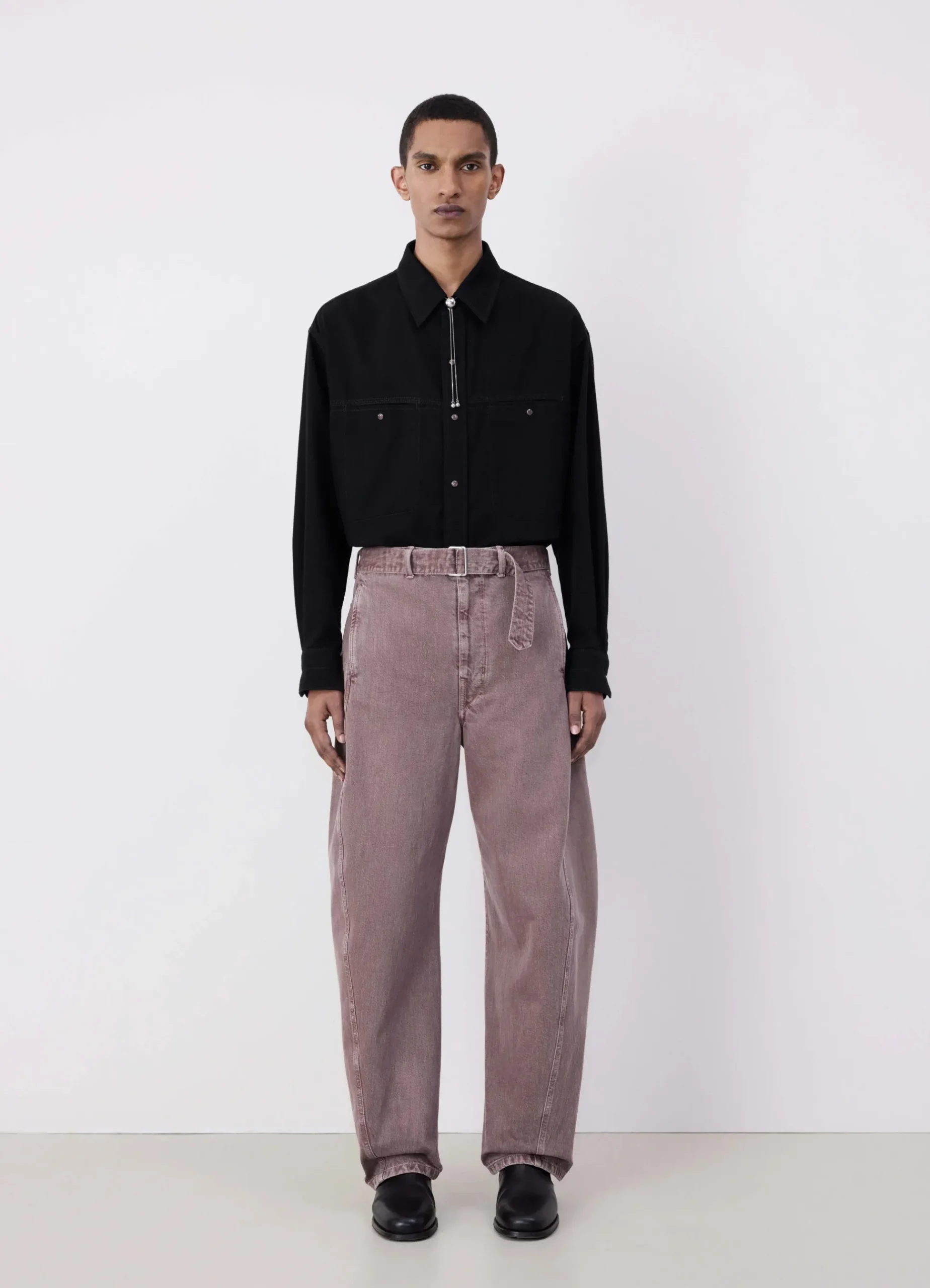 Cheap PANTALON TWISTED CEINTURÉ Femme Denim|Pantalons
