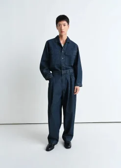 Fashion PANTALON WORKWEAR À PLIS Homme Denim|Pantalons