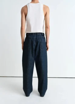 Fashion PANTALON WORKWEAR À PLIS Homme Denim|Pantalons