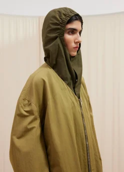 Discount PARKA ZIPPÉE DÉPERLANTE Femme Manteaux