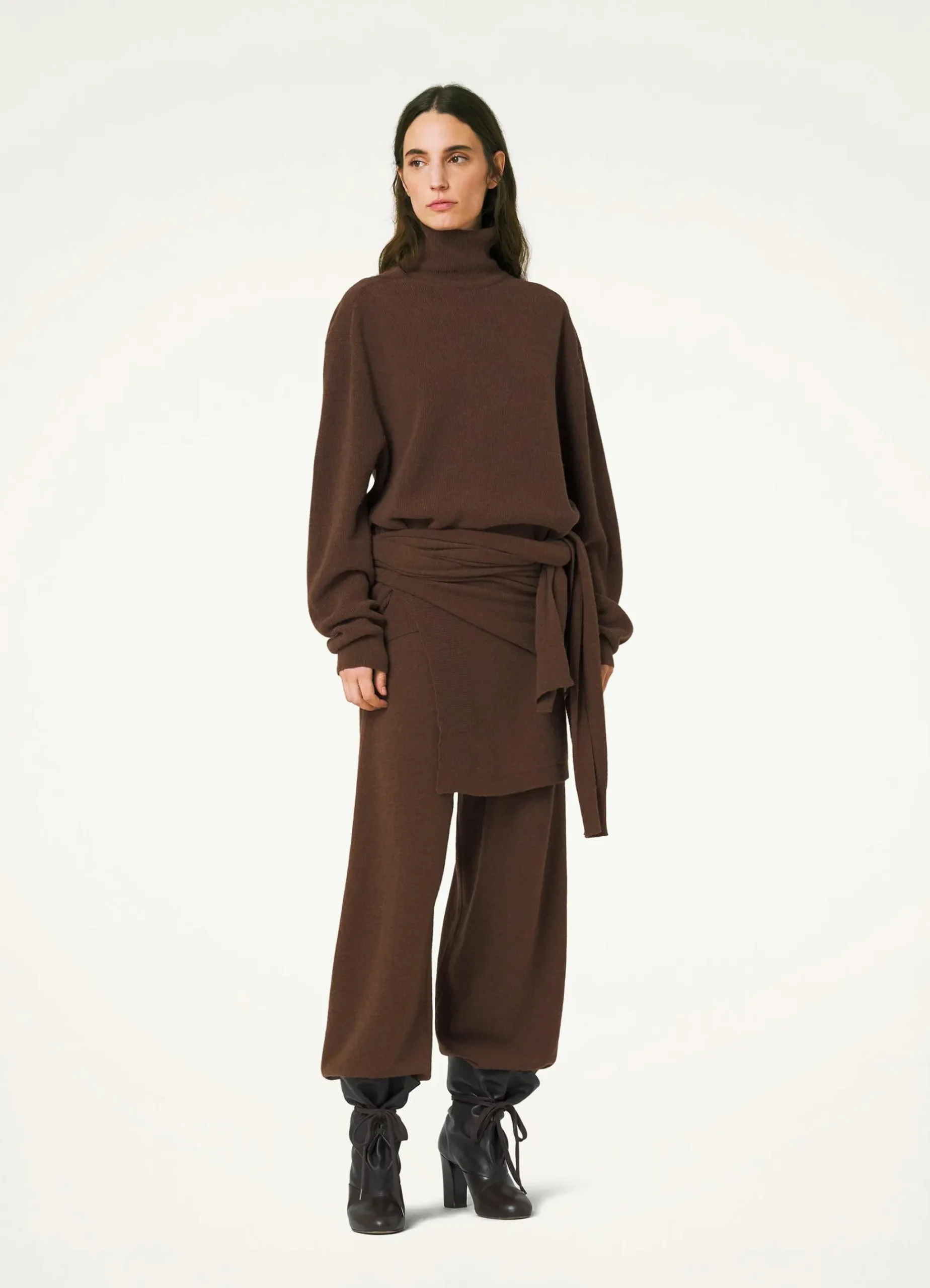 Discount PULL À COL ROULÉ Femme Maille|Hauts