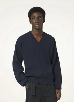 Sale PULL À COL V Homme Maille|Hauts