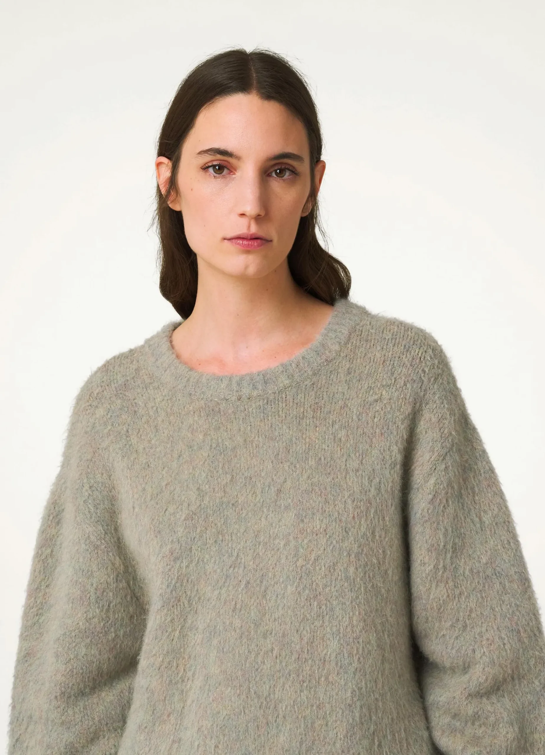Shop PULL EN LAINE BROSSÉE Femme Hauts|Hauts