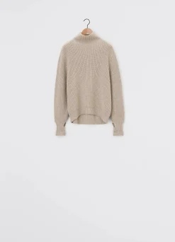 Hot PULL-OVER À COL MONTANT Femme Maille|Maille
