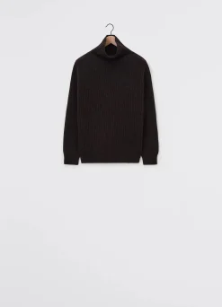 Clearance PULL-OVER À COL MONTANT FEUTRÉ Homme Maille