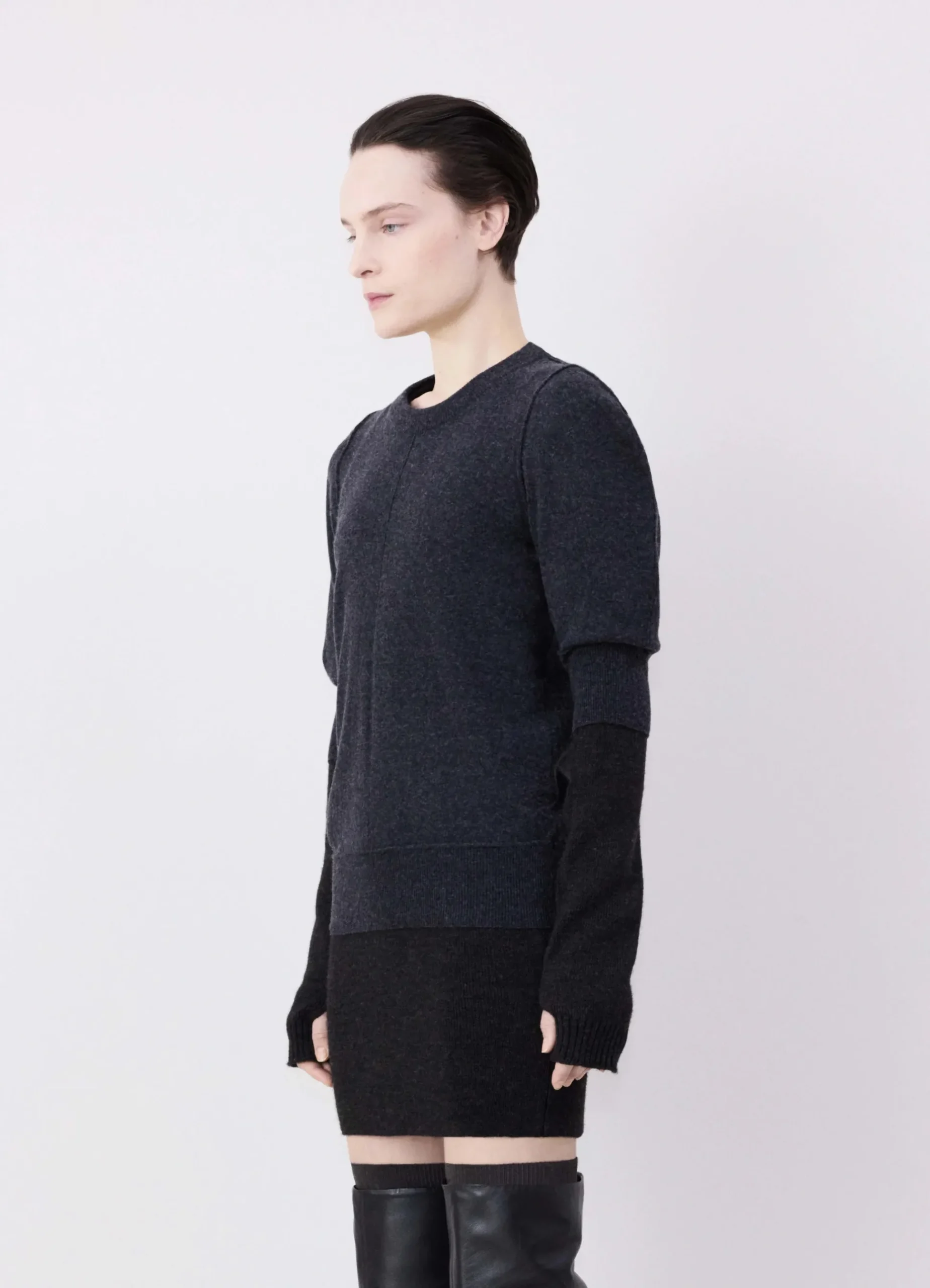 Store PULL-OVER À MANCHES COURTES Femme Maille|Hauts