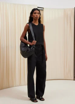 New PULL-OVER COURT SANS MANCHES Femme Maille|Hauts