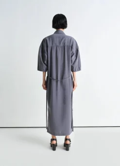 New ROBE CHEMISE ASYMÉTRIQUE Femme Robes