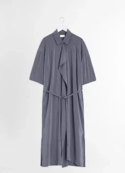 New ROBE CHEMISE ASYMÉTRIQUE Femme Robes