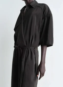 Hot ROBE CHEMISE ASYMÉTRIQUE Femme Robes