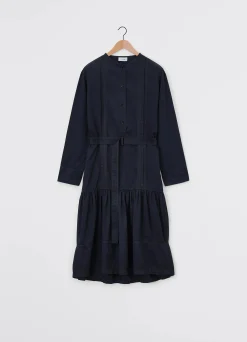 Cheap ROBE FRONCÉE À SURPIQÛRES Femme Robes