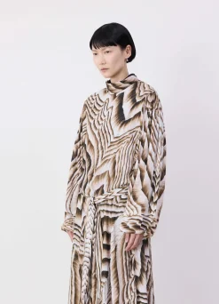 Hot ROBE IMPRIMÉE À NOUER Femme Robes