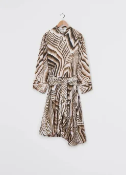 Hot ROBE IMPRIMÉE À NOUER Femme Robes