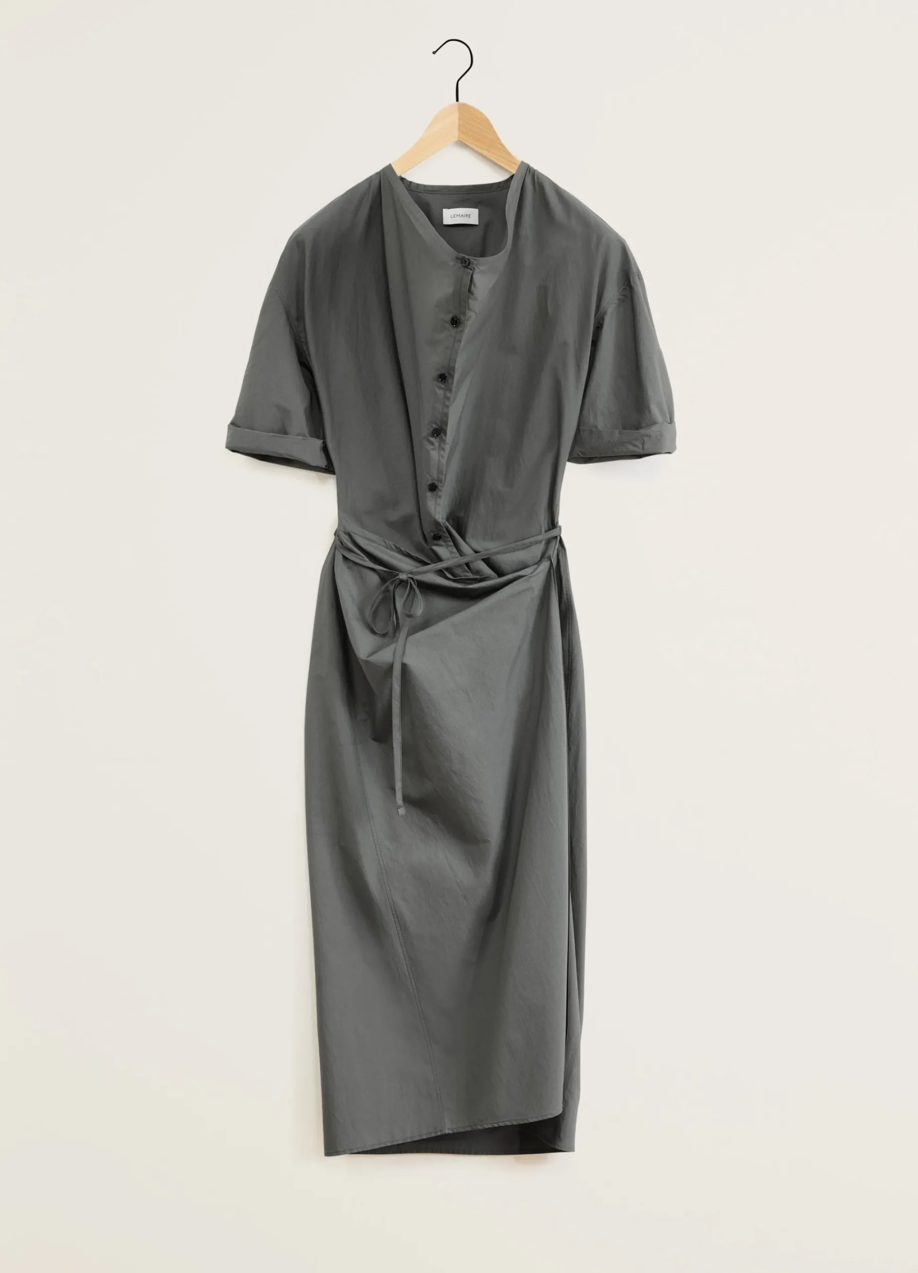 Outlet ROBE PORTEFEUILLE À MANCHES COURTES Femme Robes