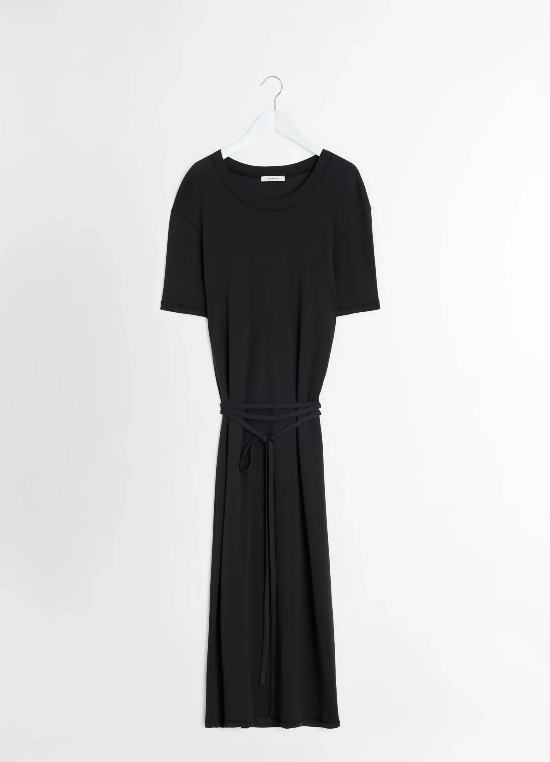 Outlet ROBE T-SHIRT CÔTELÉE ET CEINTURÉE Femme Robes