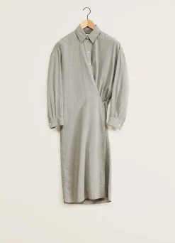 Cheap ROBE TWISTED À COL DROIT Femme Robes
