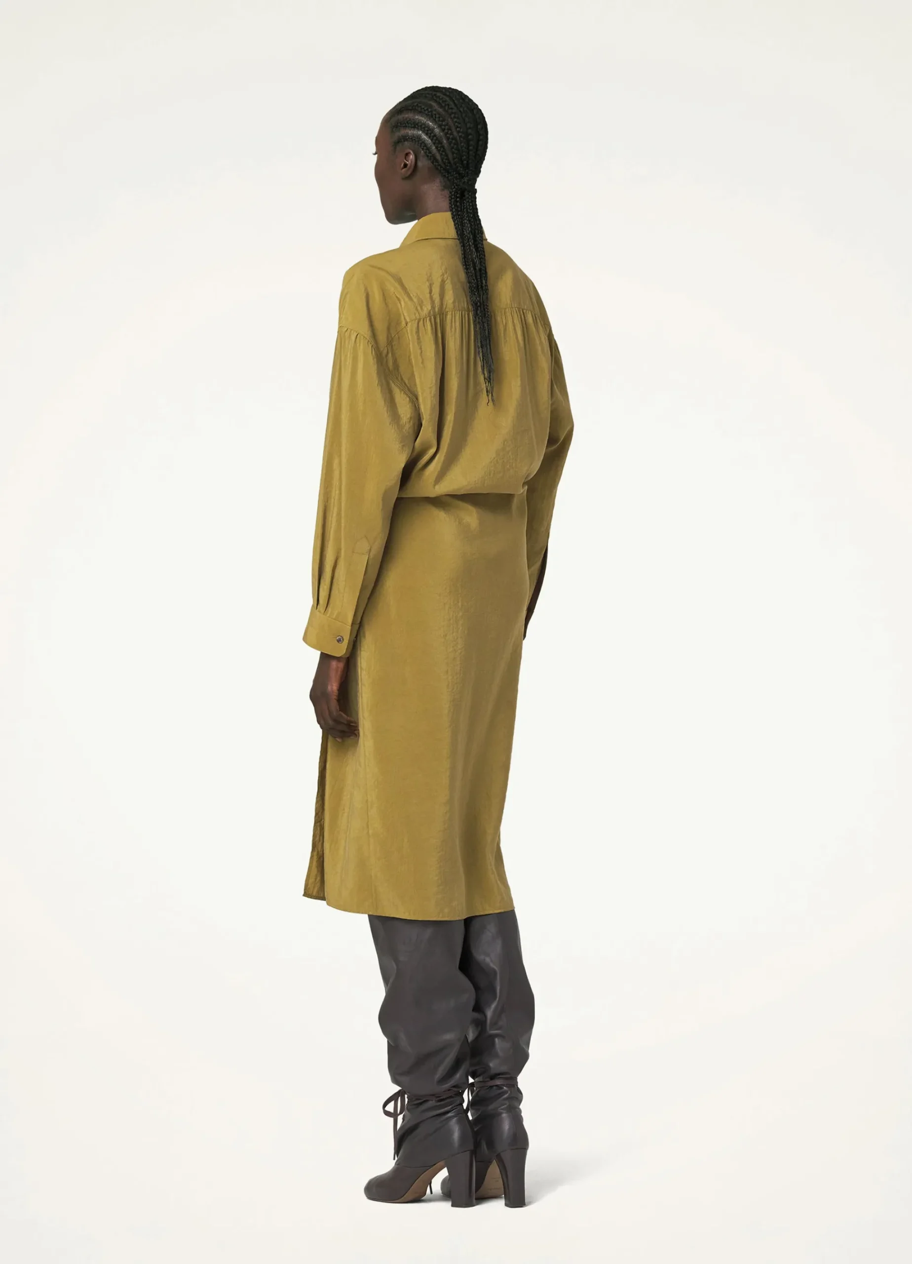 Clearance ROBE TWISTED À COL DROIT Femme Robes
