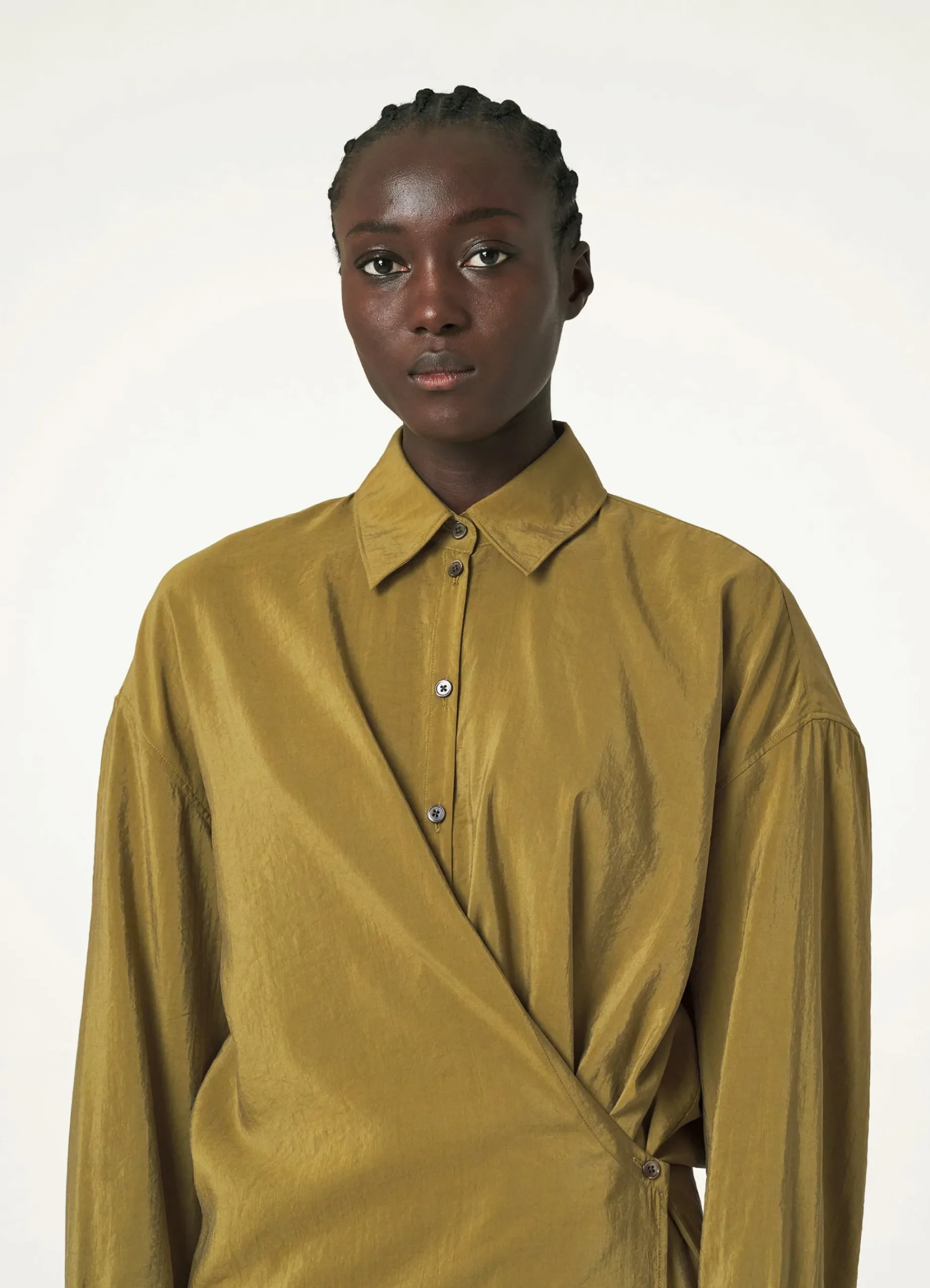 Clearance ROBE TWISTED À COL DROIT Femme Robes