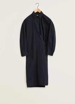 Online ROBE TWISTED À COL DROIT Femme Robes