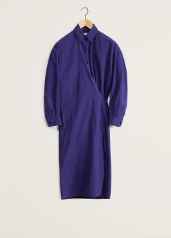 Fashion ROBE TWISTED À COL DROIT Femme Robes