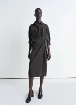 Sale ROBE TWISTED À COL DROIT Femme Robes