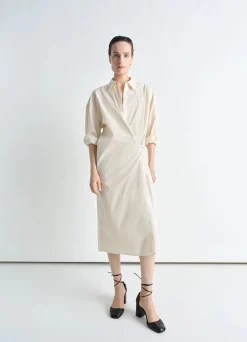 Sale ROBE TWISTED À COL DROIT Femme Robes