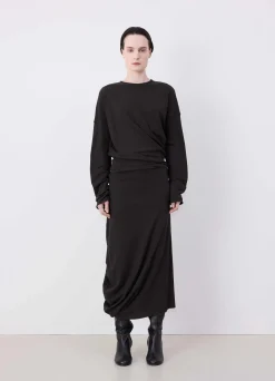 Best ROBE TWISTED À MANCHES LONGUES Femme Robes