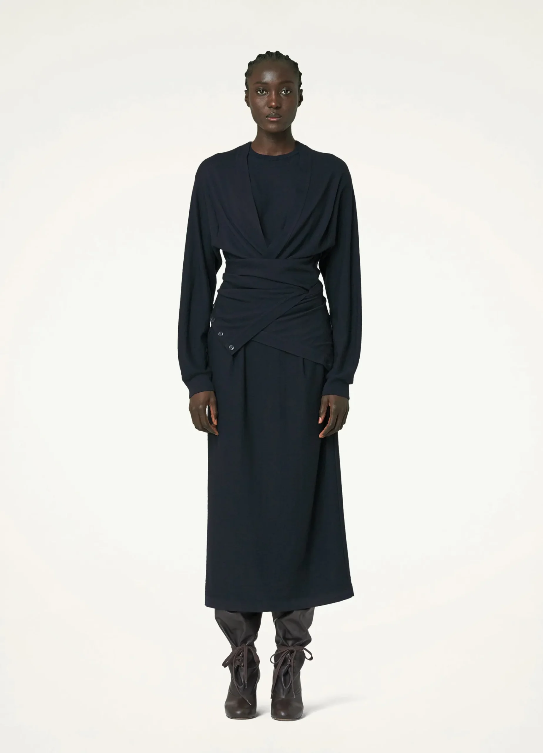 Discount ROBE TWISTED EN TROMPE L'ŒIL Femme Robes